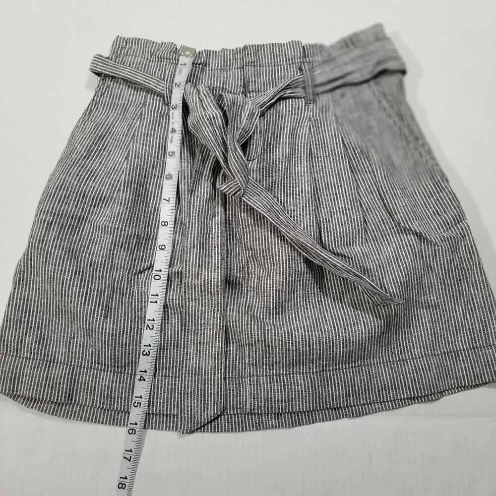 Loft pinstripe linen blend skirt sz xs